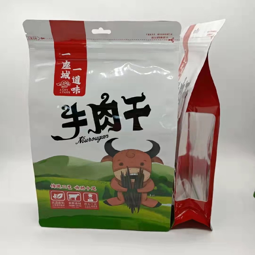 八邊封牛肉干紅色
